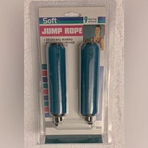 NEW~ SOFT ABSORBENT DELUXE BALL-BEARING FOAM HANDLE Jump Rope - 9 feet